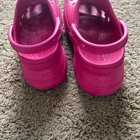 Hot Pink platform crocs!!! 💕 - Picture 3 of 6